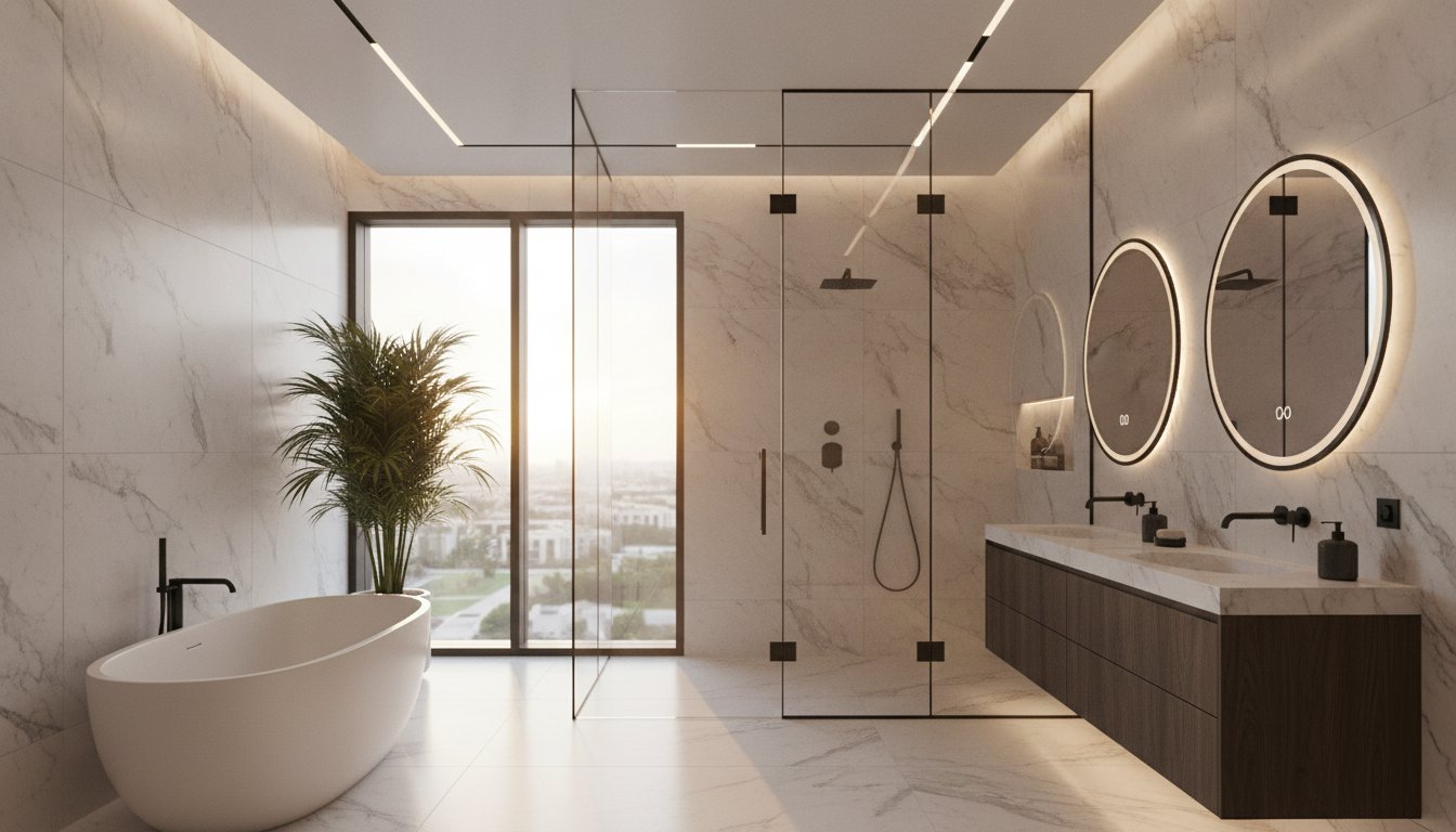 Shower Glass Installation in Dubai: The Ultimate 2026 Design & Safety Guide